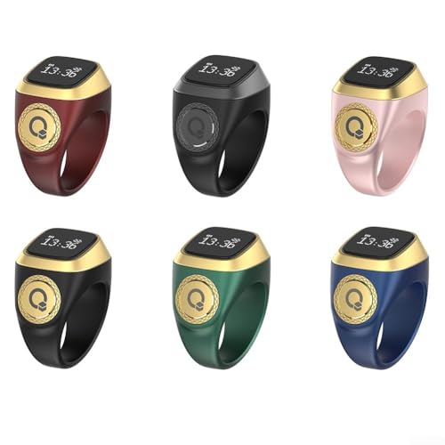 VersaGenius IQ-ibla Smart Zikr Ring Green 18mm - Image 3