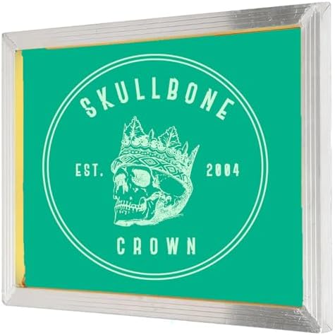 14x16 Pre burned Screen Printing Frame with Mesh Silk Screen Printing Frame for Beginners and Kids Pre-Stretched Aluminum Silk Screen Printing Frames Custom Screen Printing Preburned Printing Frame