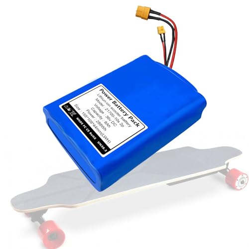 36V 8Ah Lithium Battery Pack 10S2P for Electric Skateboard Compatible with Meepo V5/ER/ MiNi5, Electric Longboard for Adults