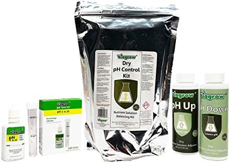 Viagrow VPTK4 Complete Testing & Adjusting, pH Control Kit, Crystal, Clear