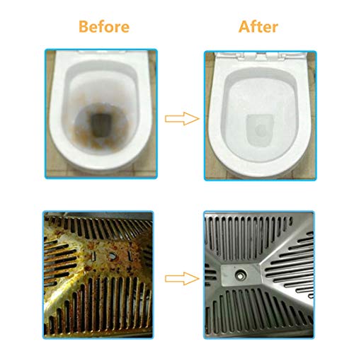 Pumice Stone For Toilet Bowl Cleaning With Extra Long Handle, Remove Limescale Stains, Hard Water Rings, Calcium Buildups, Iron And Rust, Also Suitable For Cleaning Tile/Bath/Sink/Pool/Grill, 2 Pack #TOP5