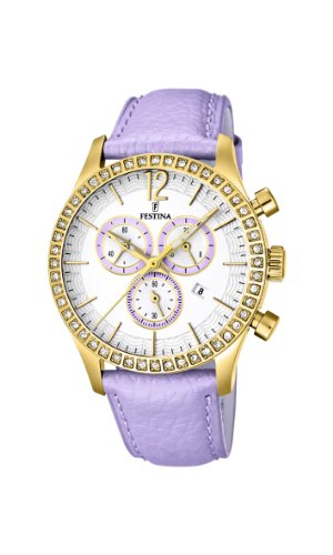 Montre femme Festina F16605/3 un cadeau mémorable avec bracelet en cuir
