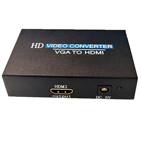 Tobo VGA to HDMI Converter with Audio Metal Body FY1316M VGA to HDMI Video Converter.