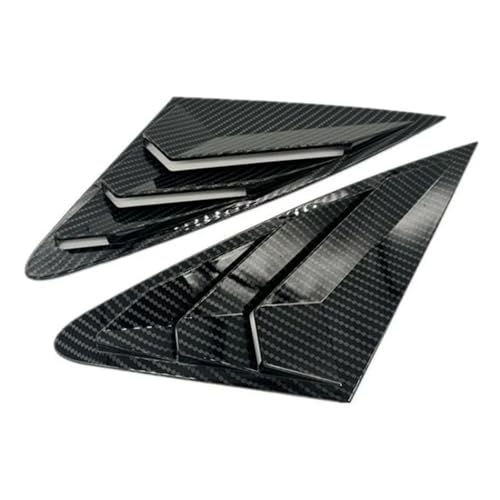 Molduras de fibra de carbono para la persiana trasera de coche A4 2009-2016