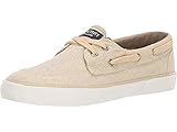 Sperry Pier Boat Sparkle Canvas Champagne 9 M (B)