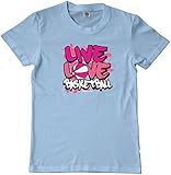 Threadrock Big Girls' Live Love Basketball Youth T-Shirt