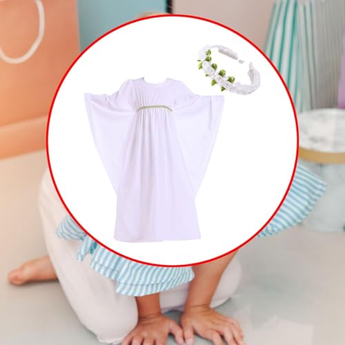 Disfraz de ángel para niña vestido carnaval S miniatura 5