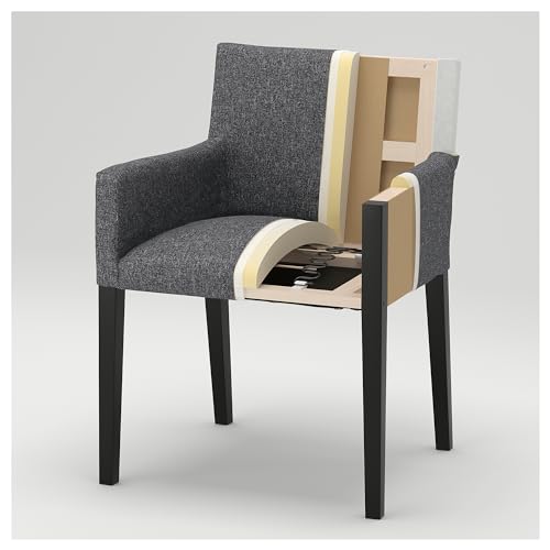 Chaise ProTuning MÅRENÄS en tissu Gunnared rouge-brun premium - 4