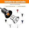TFNN Reptile Heat Lamp, Heat Lamp with Clamp, UVA UVB Reptile Light with Intelligent Cycle Timer for Turtle, Bearded Dragon, Lizard and More, 2 Bulbs 50W+75W #4