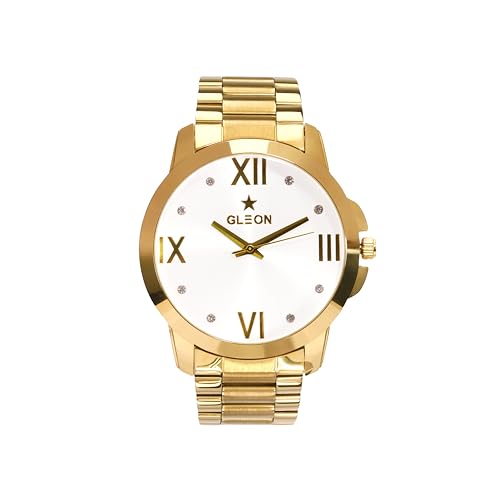 Image of GLEON Luxury Men's Numerology Watch | Water Resistant | Analog Type with Japanese Movement | Timepiece for Growth and Success with 1 Year Warranty - (Pack of 1)