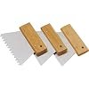 SCHULLER Tandspatel met houten handvat, breedte 180 mm, punttand 1,8 mm, 1 stuk, 50372