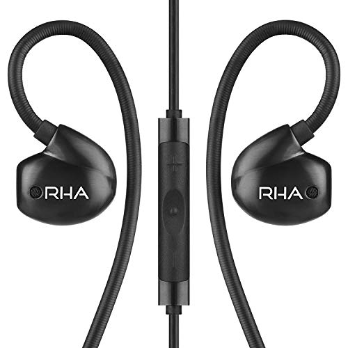Image of RHA T20i: High Fidelity Noise Isolating DualCoil In-Ear Headphones With Remote & Microphone - Black