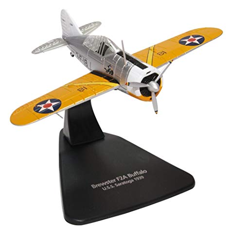 Oxford Diecast AC082 Brewster Buffalo USS Saratoga 1939 avion miniature