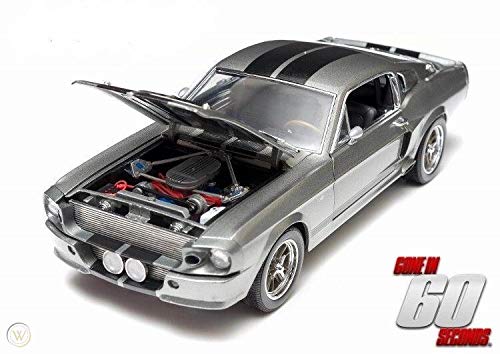 1/18 Shelby GT500E Eleanor ミニカー 1967 SHELBY MUSTANG ELEANOR 60 SEGUNDOS 1/18 | Amazon.com.br