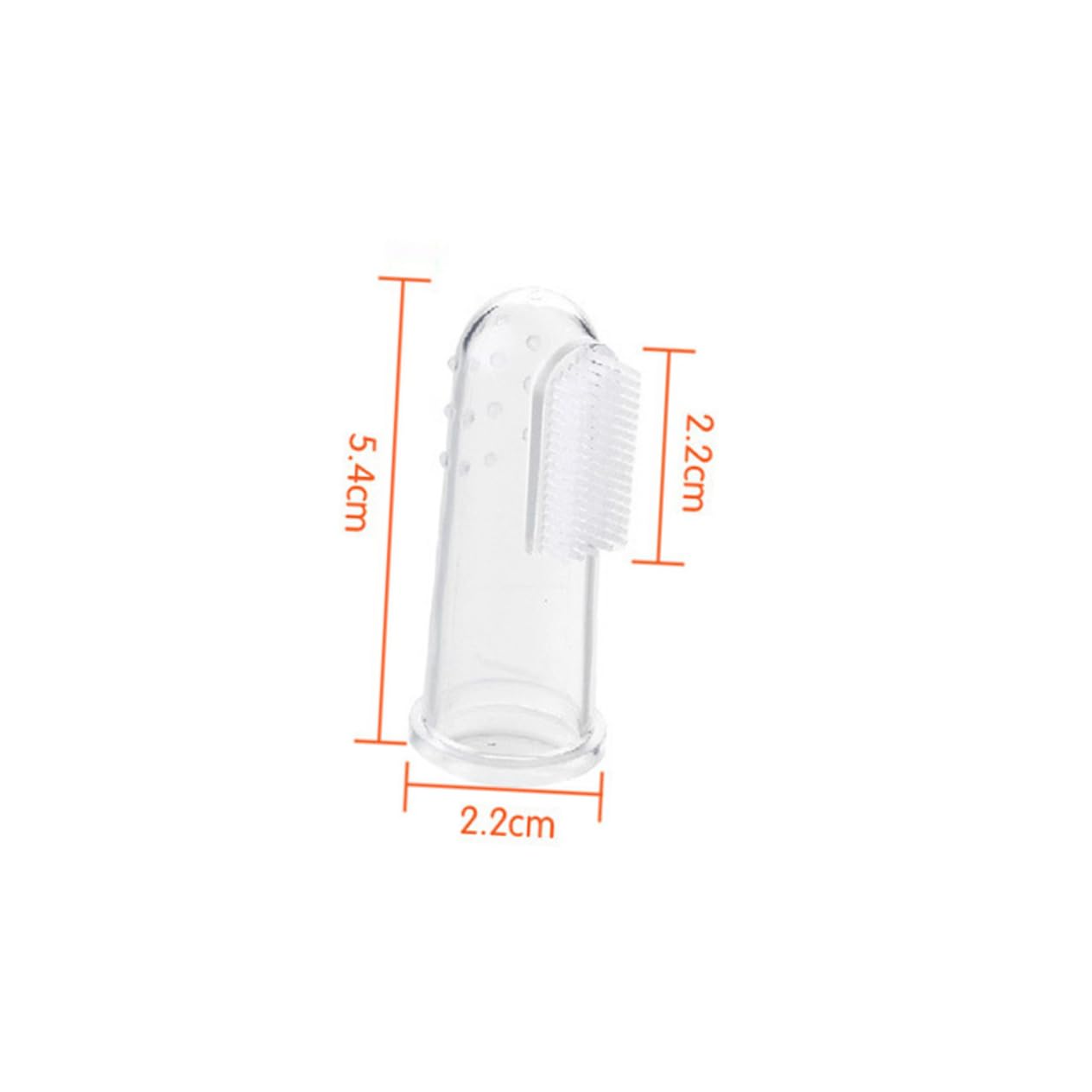 Didiseaon Finger Toothbrush for Baby 2pcs Oral Massager Gentle Teething Brush Newborn to Child