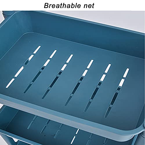 POCHY Carrinho utilitário de armazenamento de cozinha multiuso carrinho utilitário móvel prateleira