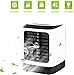 Produktbild Tragbare Klimaanlage Air Cooler Luftbefeuchter,4in1 Mobile Klimaanlage mit Griff Büro Desktop-Luftkühler Mini-Ventilator für Zuhause, drinnen, Küche, im Freien
