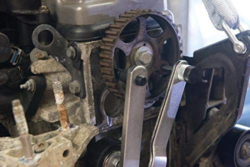 Silverline Tools 618569 Kit de porte-poulie universel et embrayage avec ventilateur Noir 6 à 16 mm