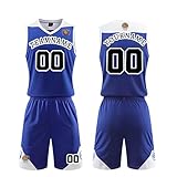 Equipacion Baloncesto Niño Personalizadas Camiseta Baloncesto Niño Sin Mangas Conjunto Baloncesto Niño 2 Piezas Trajes de Baloncesto Pantalones Cortos Baloncesto para Niños y Adultos