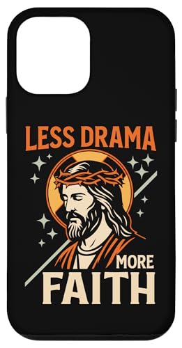 Less Drama More Faith Sassy Chill �N���X�`���� �C�G�X ���g���A�[�g �X�}�z�P�[�X iPhone 12 mini �p