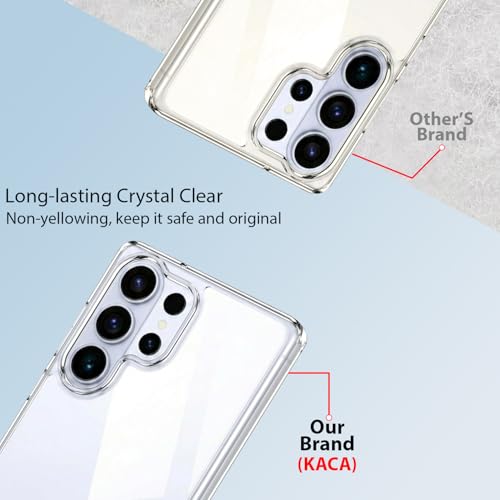 Image of KACA Clear Back Cover Case for Samsung Galaxy S26 Ultra 5G |Case for Samsung Galaxy S26 Ultra 5G|Shockproof Bumper TPU Protective Design| Samsung S26 Ultra 5G Back Cover- Transparent