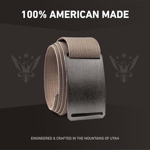 GRIP6 Belt for Men - Adjustable, Durable, Nylon Belt for Casual, Tactical, Hiking, and EDC - Ideal Mens Belts for Jeans, Golf, and Concealed Carry