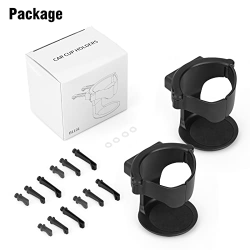 Linkstyle 2 Pack Car Cup Holder, Universal Air Vent Water Bottle Holder Mount With Car Air Vent Clips, Multi-Function Drink Holder For Car Vehicle Truck Van Coffee Juice Tea Cup #TOP6