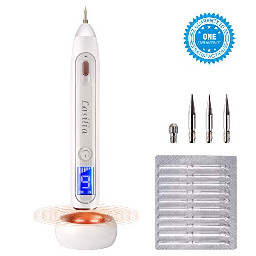 Preisvergleich Produktbild Muttermal Entfernen, Maulwurf Entfernen Warzenentferner Stift gegen Warzen, Nävus, Muttermal, Tattoo für Gesicht und Körper mit aufladbarem Akku Haut Tag Warzen Entferner 6 Stärke Stufen