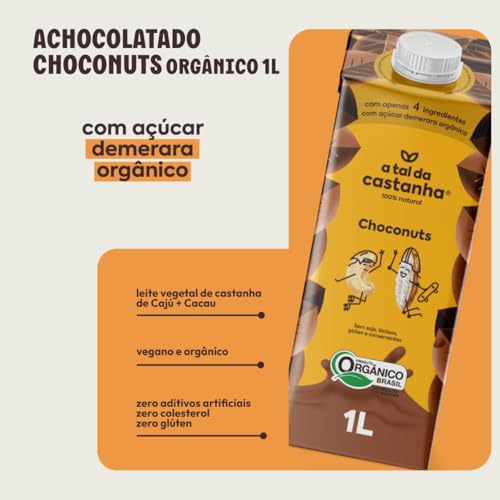 A Tal da Castanha Choconuts Orgânico 1L