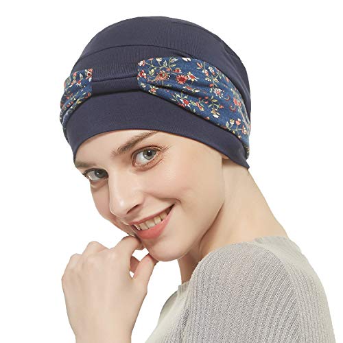 Bamboo Double Layered Comfort Beanie (Blue Dark) #TOP7