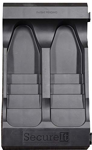 SecureIt Gun Storage Stock Base: Interlocking Base Holds 2 Rifles, Buttstock Holder for Your Gun Safe. This Modular Display Mount is Built to Last and Easy Use