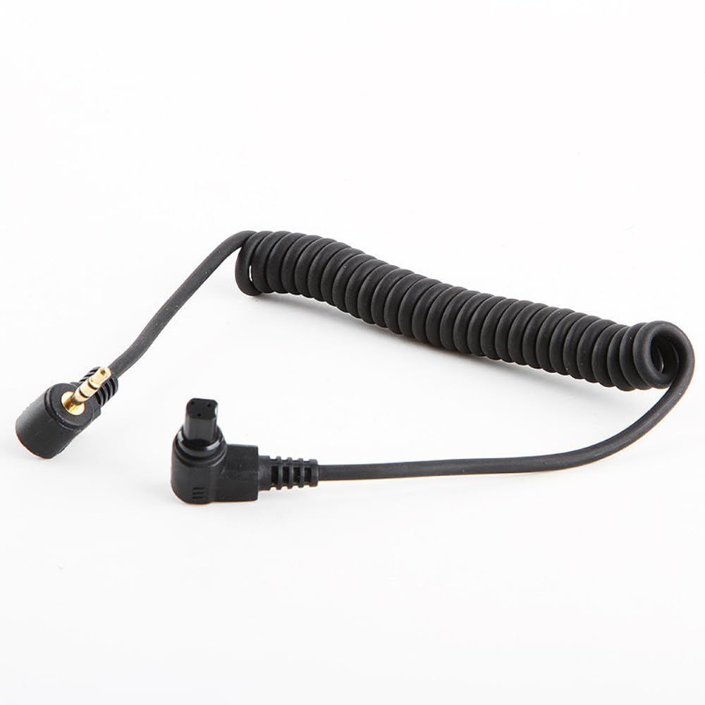 Remote Control Shutter Release Cable Cord for Canon EOS Cameras, Compatible with Canon EOS R5, 6D Mark II, 5D Mark IV III II, 5DS, 5DR, 7D Mark II, D60, 5D, 7D (2.5mm-C3)