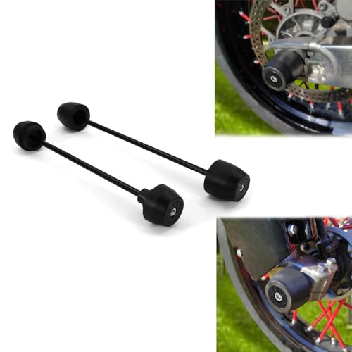 xitomer - Xitomer Front and Rear Fork for DRZ400S DRZ400SM DRZ400SE 2000-2023 Wheel Protector Front and Rear Axle Slider Crash Pads Frame Sliders Crash Protector