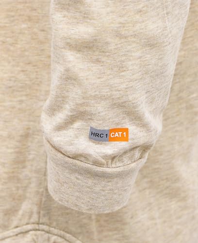 FR Shirts 4oz Lightweight Flame Resistant Henley 100% Cotton Men's Pre-Washed Fire Retardant Base Layer - Image 6