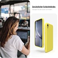 Zuvirelx Silikon Hülle für iPhone XR - Zitronengelb – Ansicht 4