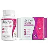 NutraBlast Boric Acid Suppositories 600mg (30 Count) Bundle with Balance Shield Panty Liners (180mm, 20-Pack) | Discharge & Odor-Proof Layers | Charcoal-Infused Bamboo Balancing Core