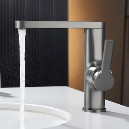 Robinet de lavabo eau chaude froide pour simplifier la routine beauté en famille