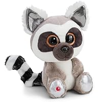 NICI peluche GLUBSCHIS lémur King Lou 25cm blanco - Juguete
