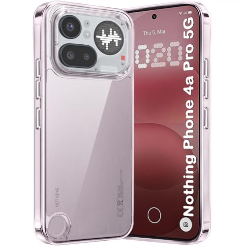 Image of TheGiftKart Ultra-Hybrid Crystal Clear Back Case Cover for Nothing Phone 4a Pro 5G | Shockproof Design | Hard Back Cover Case for Nothing Phone 4a Pro 5G (PC & TPU, Transparent)