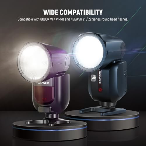 Kit de accesorios para flash NEEWER con difusor de silicona y geles de color magnéticos 3