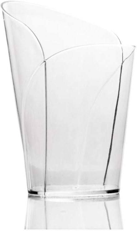 Plastic Cups - 3 oz - Rose, Case Pack of 144 - For Parties, Catering & Events
