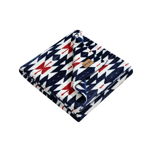 Plaid polaire doux Wrangler bleu pour s'envelopper confortablement sur le canapé