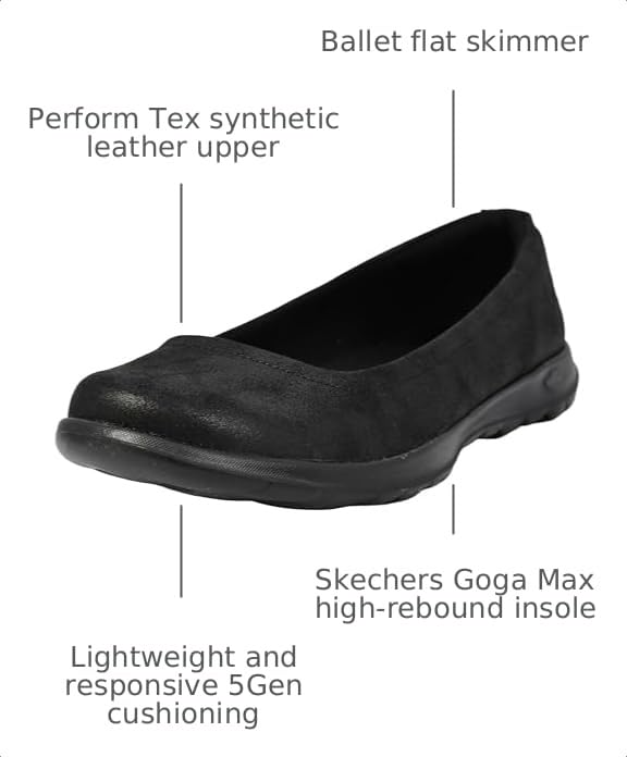 Image of Skechers Women's Go Walk Lite-Gem Ballet Flat