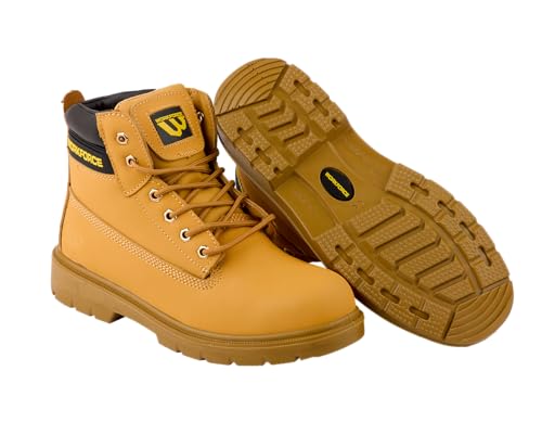 Workforce Viper - Botas de trabajo de seguridad para hombre, Tan, 45 EU