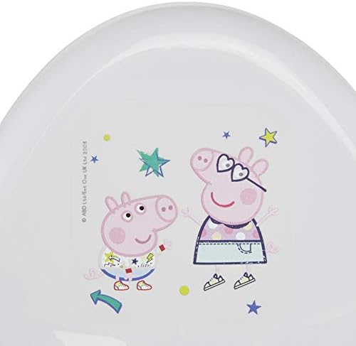 keeeper Peppa Pig Baby Potty, From 18 Months Up to 3 Years, Anti-Slip Rubber Feet, Adam, Grey