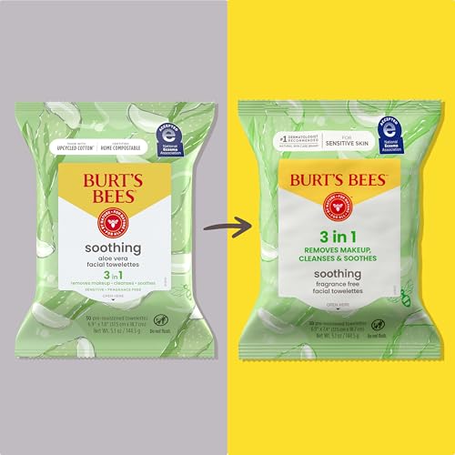 Image of Burt's Bees Soothing Fragrance Free Facial Towelettes, 30 ct.,