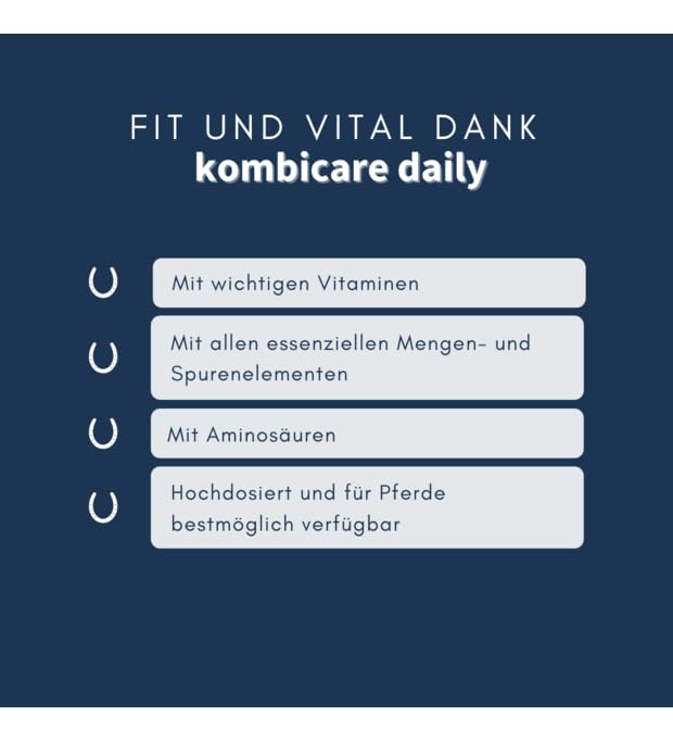 Navalis Kombicare Daily Pellets | 2,5 kg | Ergänzungsfuttermittel für Pferde | Vitamine & Mineralstoffe