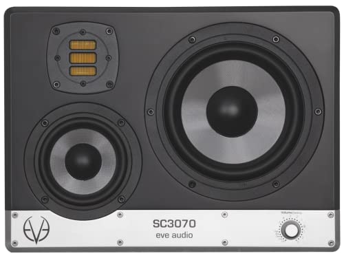EVE Audio SC3070 Active 3-Way Midfield and Main Studio Monitor with 6.5-Inch Woofer, 35 Hz to 25 kHz Frequency Range and 110 dB Maximum Sound Pressure Level (Left)