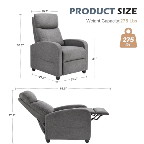 image for SMUG Chair Massage Adults MComfortable PU Leather Sofa Adjustable Home