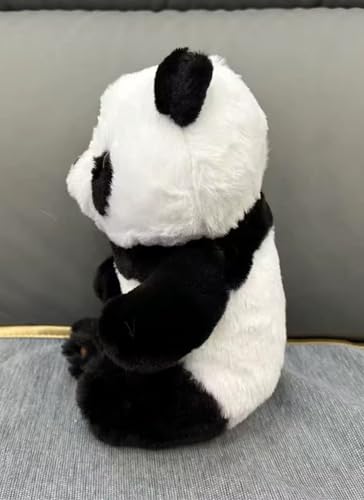Image of Tickles Cute Bear Panda Soft Stuffed Plush Animal Toy for Kids Boys & Girls Birthday Gift (Size: 30 cm Color: Black & White)